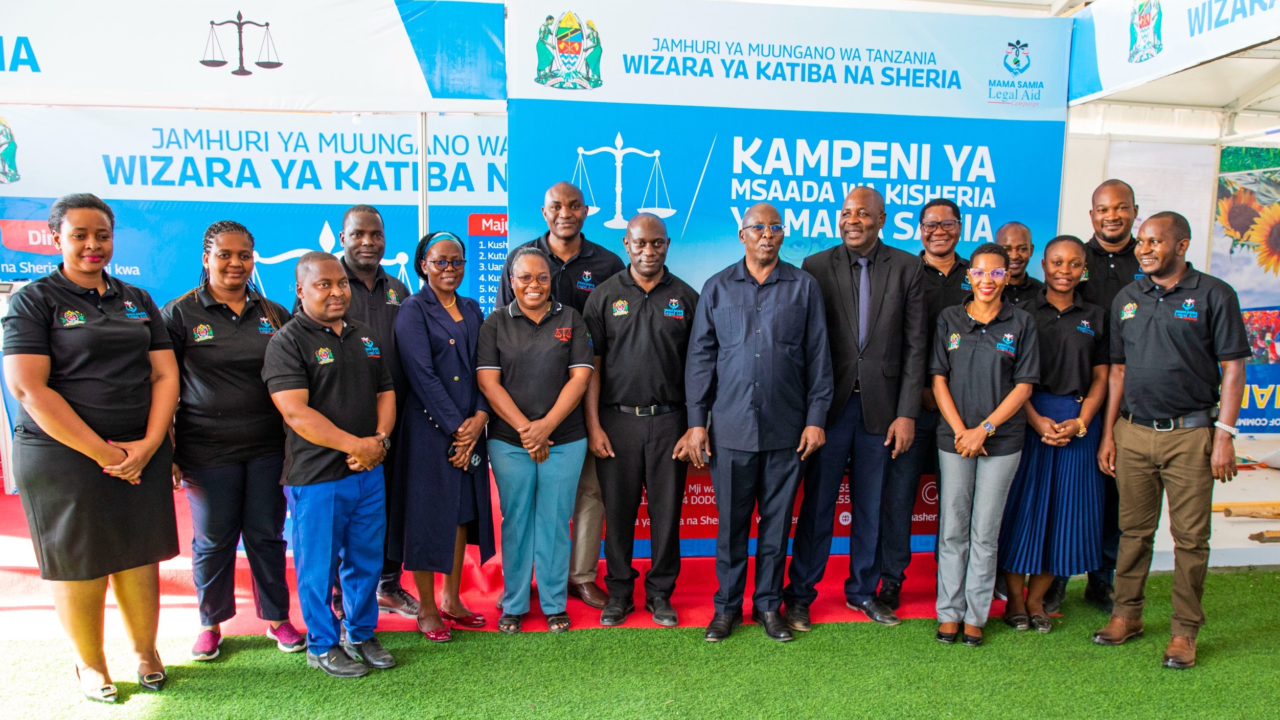 MASWI AWAPONGEZA WATUMISHI WA WIZARA YA KATIBA NA SHERIA KWA KUTOA HUDUMA BORA NANENANE
