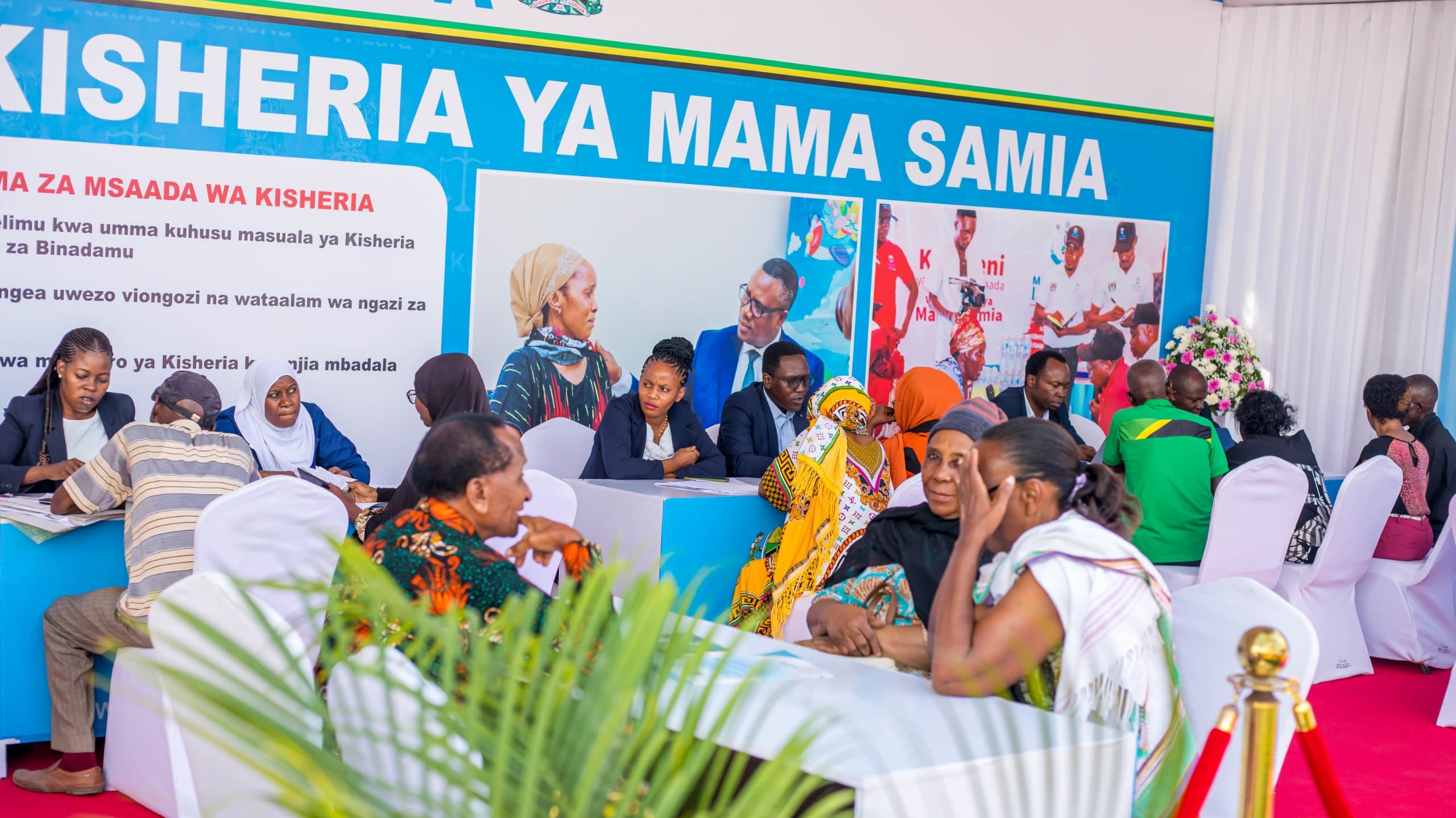 WANANCHI MBALIMBALI WAJITOKEZA KUPATA HUDUMA ZA KISHERIA KATIKA MAONESHO YA SABASABA